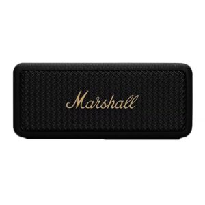 Marshall Emberton II Portable Bluetooth Speakers Water Resistant Wireless 30 Plus Hour Of Playtime Black/Brass